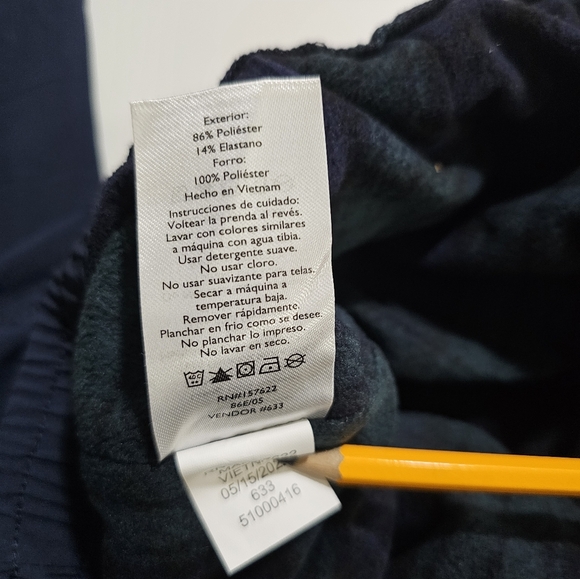 Eddie Bauer Blue Women's Fleece- Lined Pants Size: 6 - Picture 10 of 15